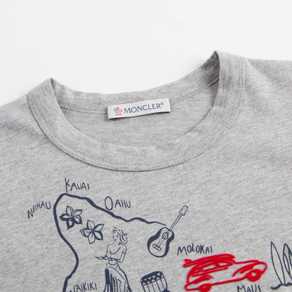 Boys Grey Cotton T-shirt