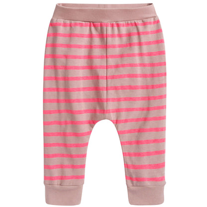 Baby Girls Pink Striped Trousers