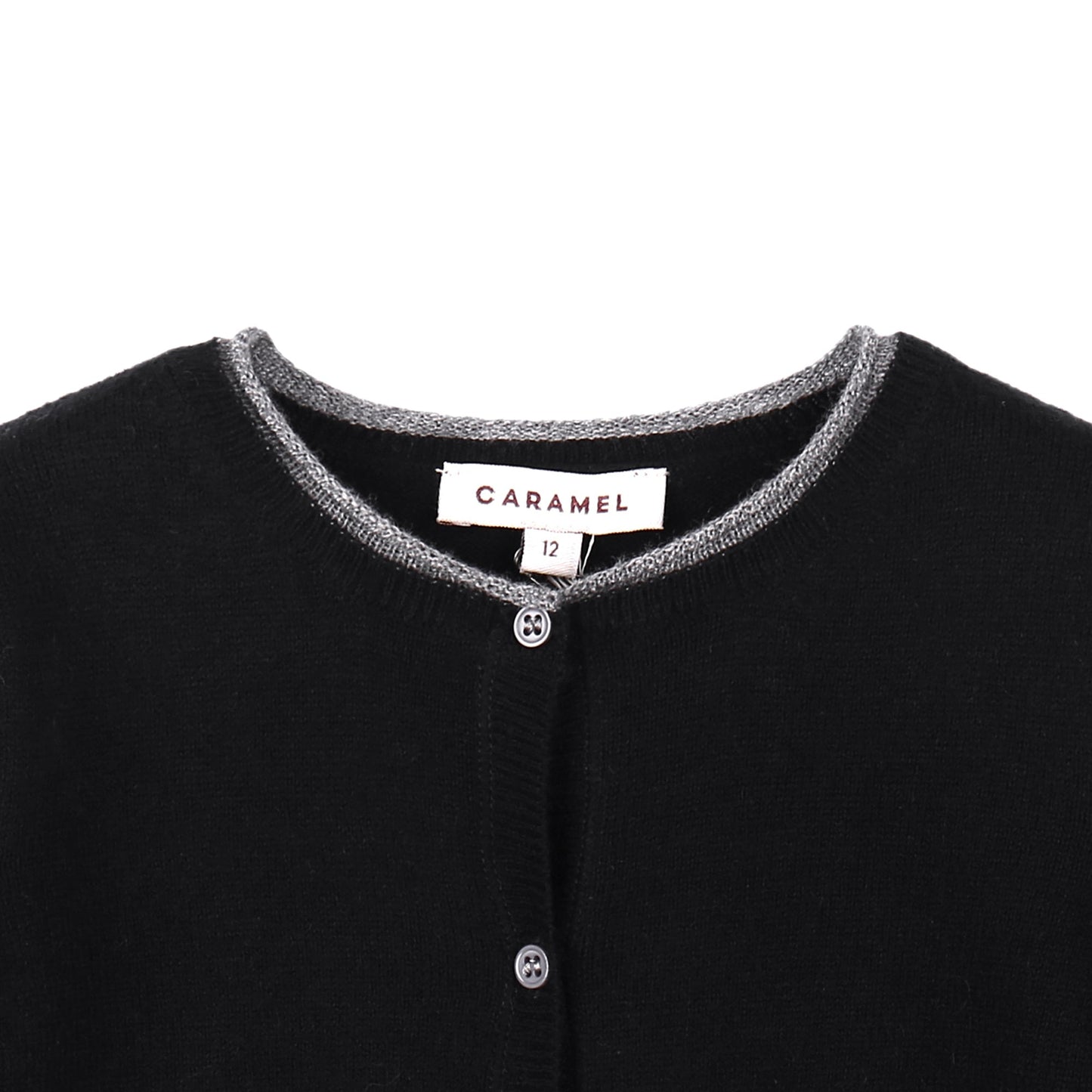 Baby Black Knitted Cardigan