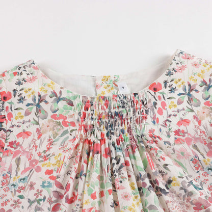 Girls Multicolor Cotton Dress