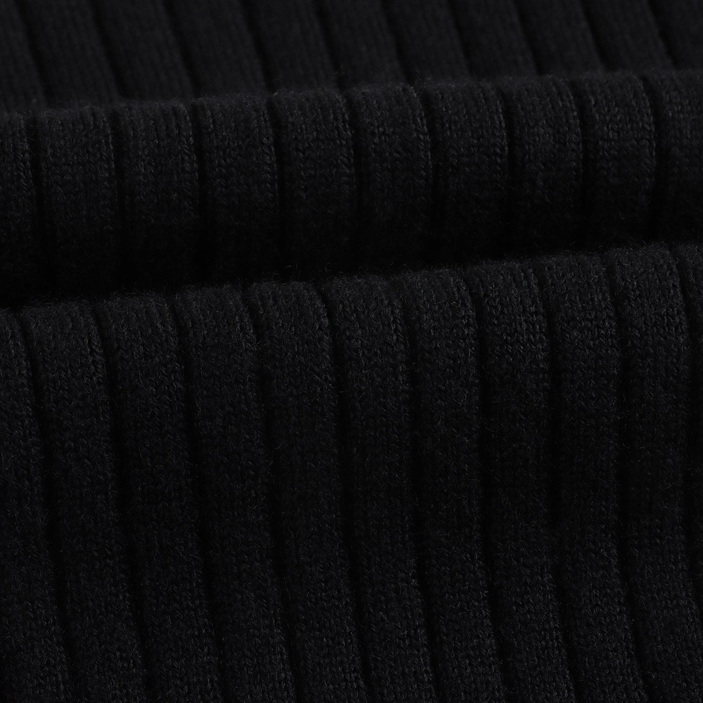 女童黑色Logo羊毛毛衣