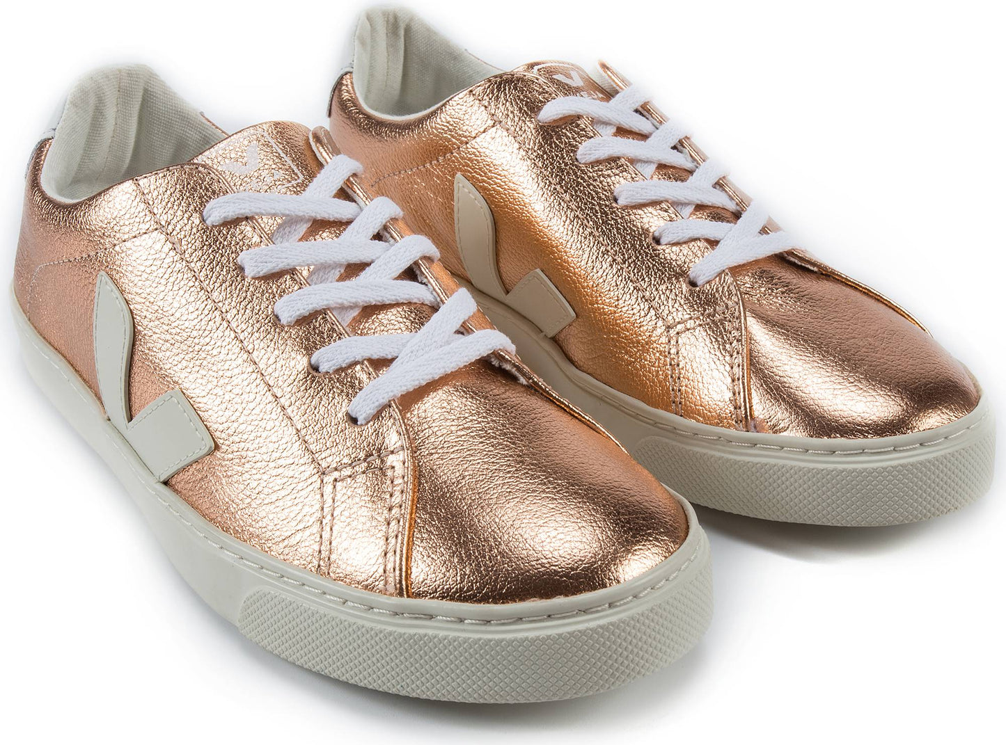 Girls Venus Pierre Leather With White "V" Shoes