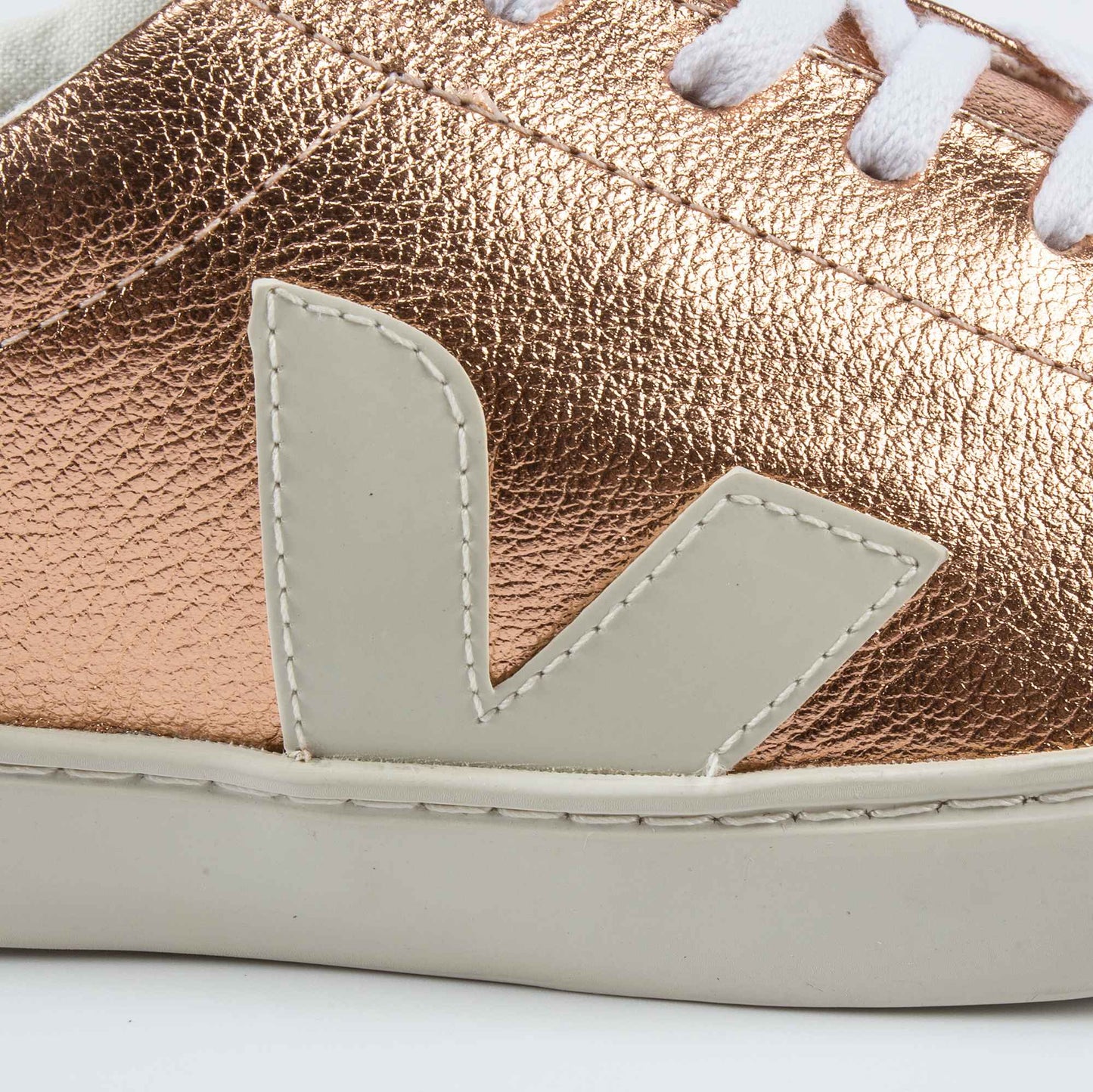 Girls Venus Pierre Leather With White "V" Shoes
