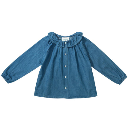 Girls & Boby Blue Cotton Shirts