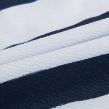 Boys Blue & White Striped T-shirt