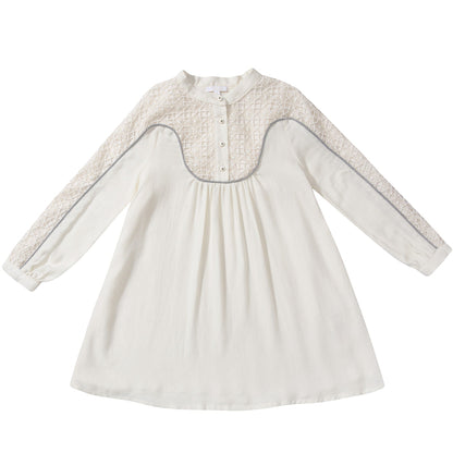 Girls Milk Hollow Dress