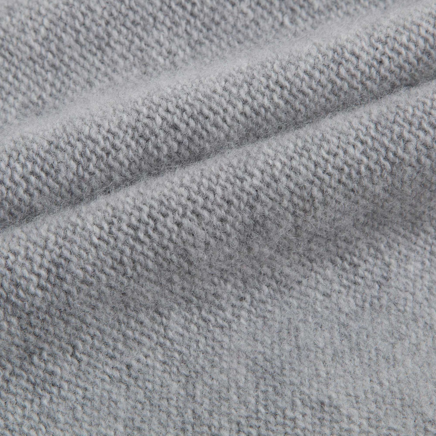 Baby Girls Grey With Pom-Pom Wool Dress