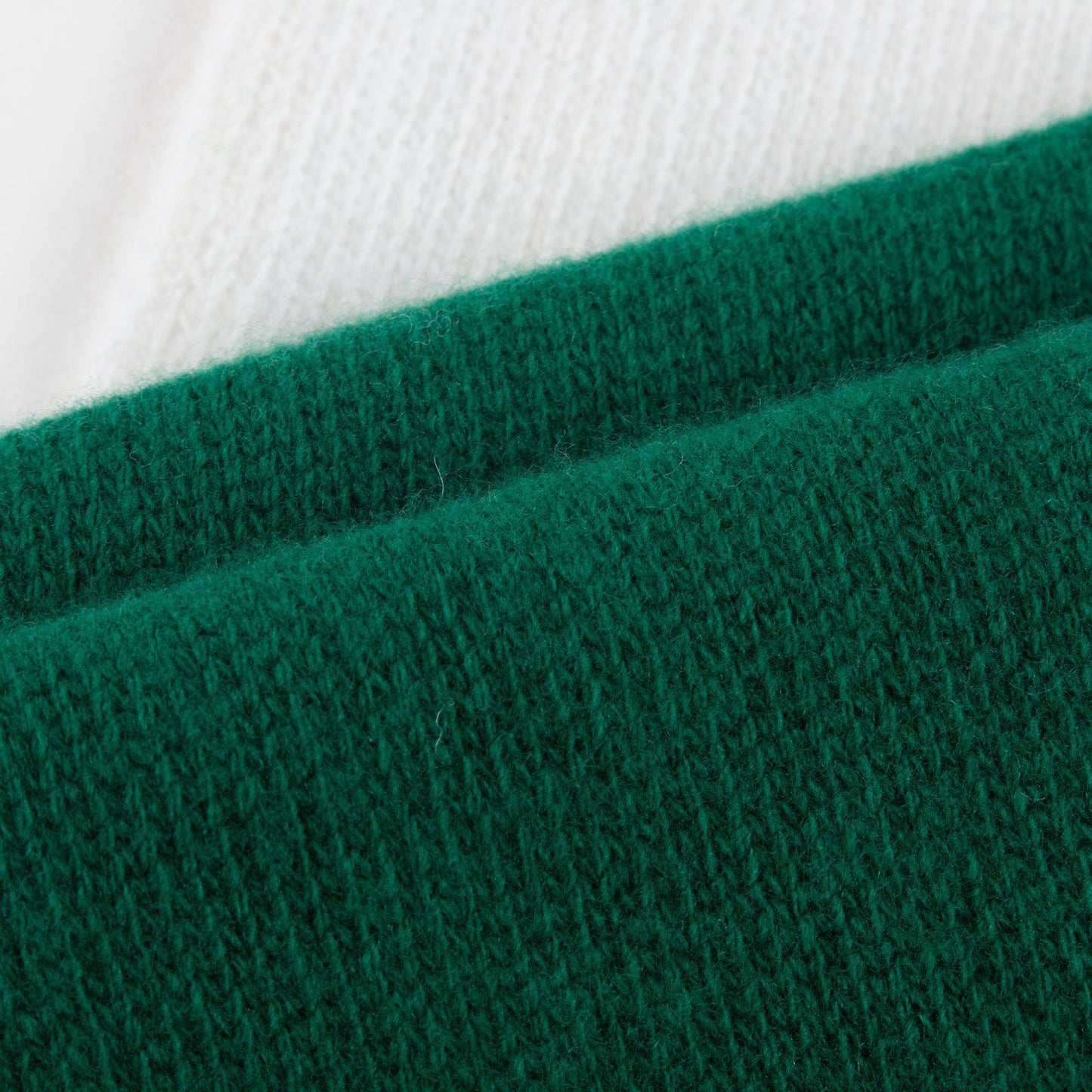 Girls Green Wool Scarf