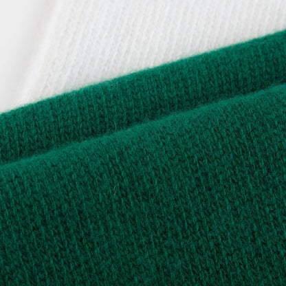 Girls Green Wool Scarf