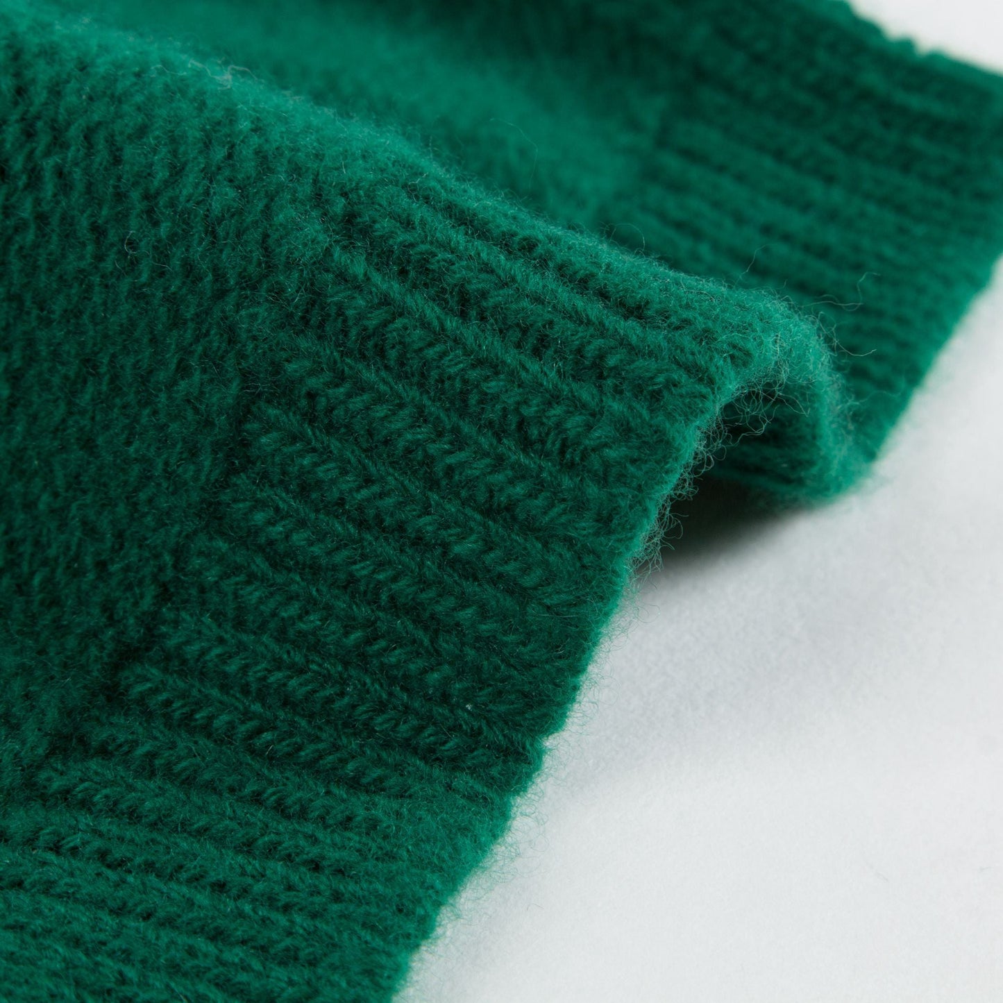 Girls Green Wool Scarf