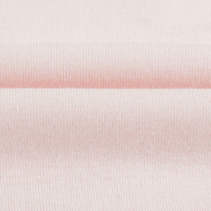Girls Light Pink Cotton Turtleneck