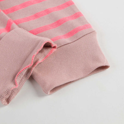 Baby Girls Pink Striped Trousers