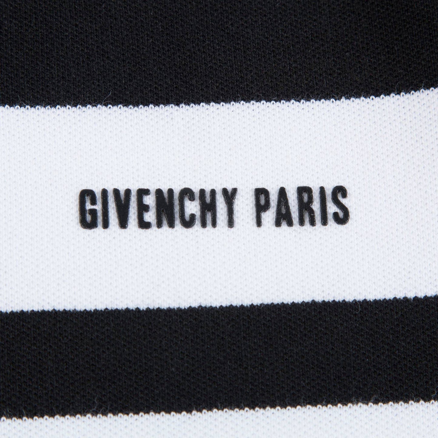 Boys Black & White Logo Polo Shirt