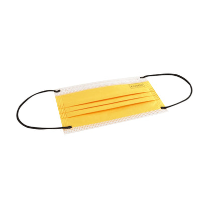 黄色Logo儿童口罩