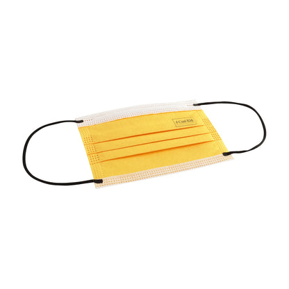 黄色Logo儿童口罩