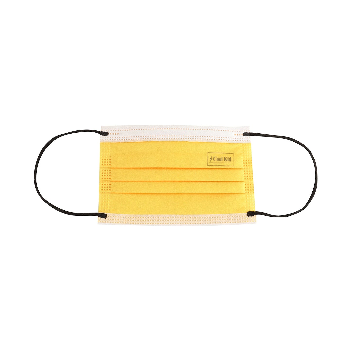 黄色Logo儿童口罩