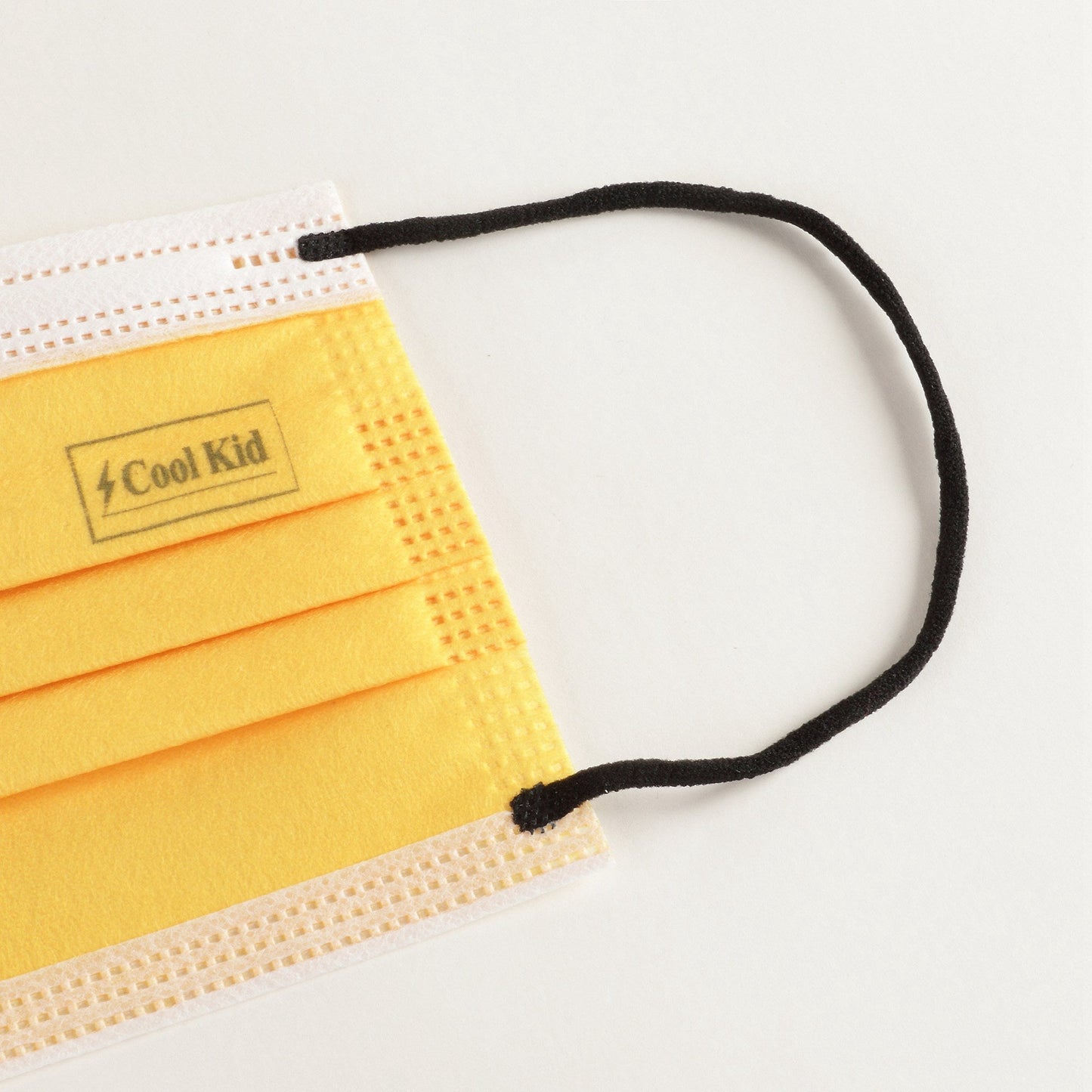 黄色Logo儿童口罩