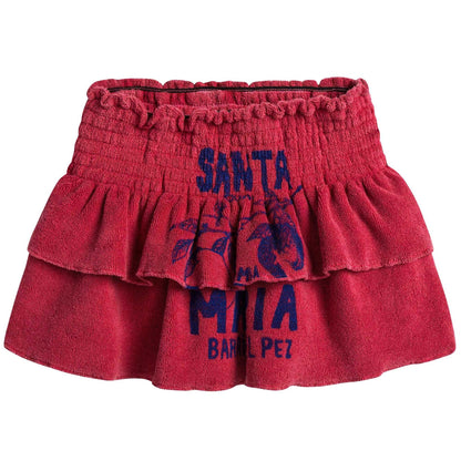 Girls Red "Santa Maria" Skirt