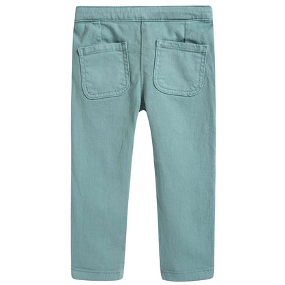 Girls Green Braided Trousers