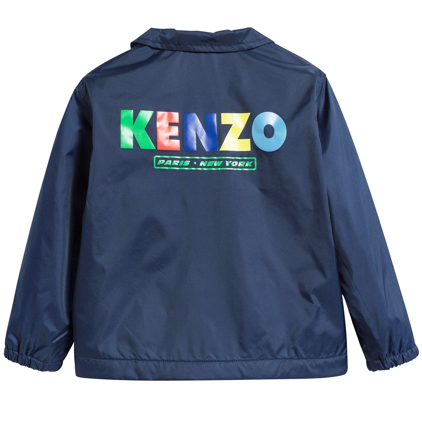 Boys Navy Blue Nylon Coupe-Vent