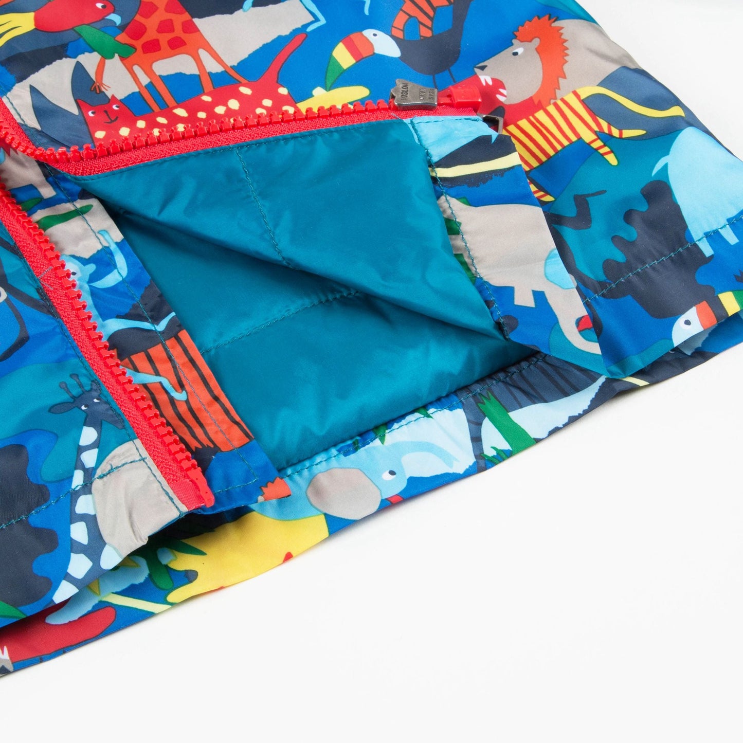 Baby Boys Olympian Blue Nylon Coat