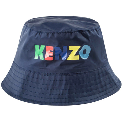 Boys Navy Blue Nylon Coupe-Vent