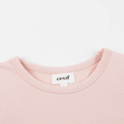 Girls Pink & Sloth Organic Pima Cotton T-shirt