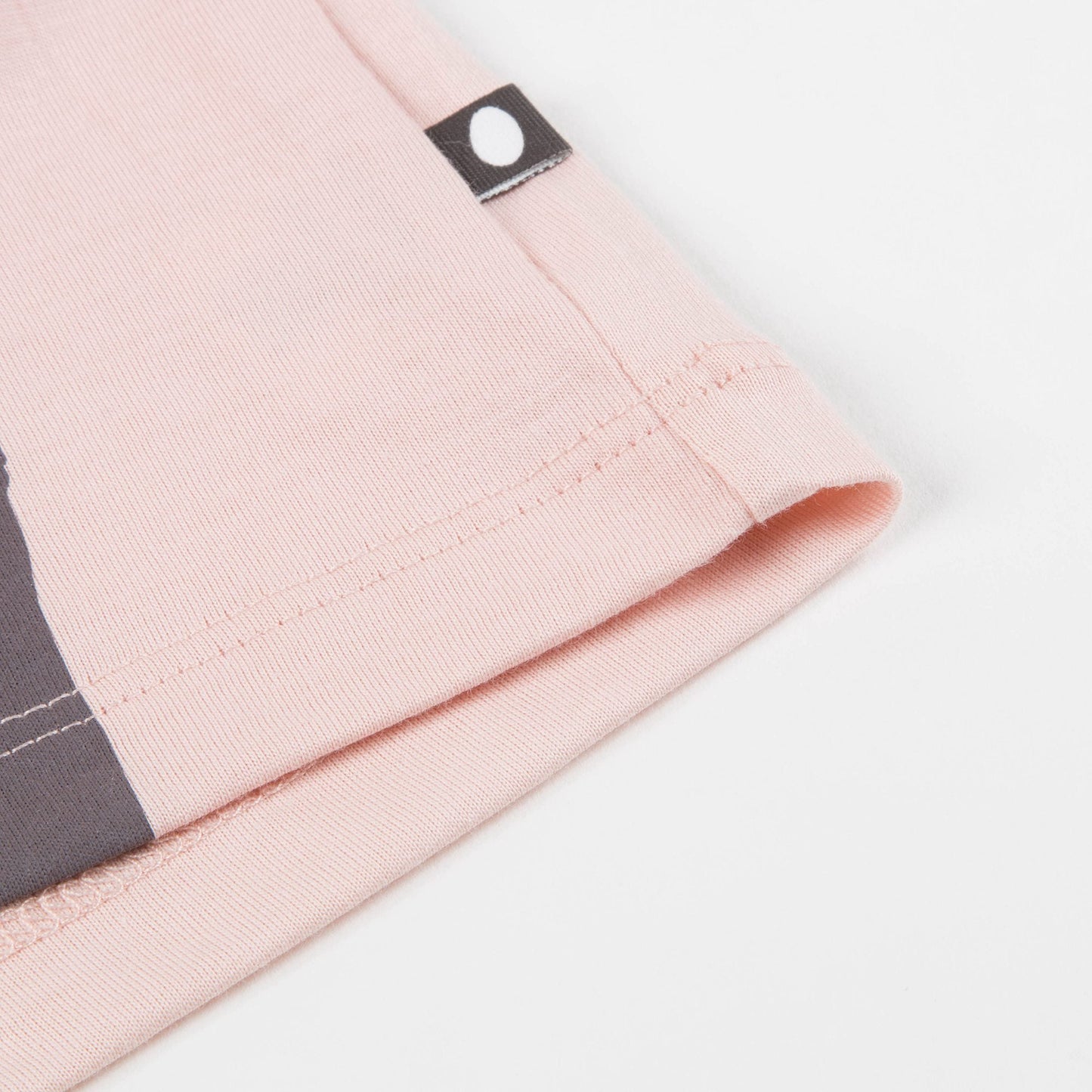 Girls Pink & Sloth Organic Pima Cotton T-shirt