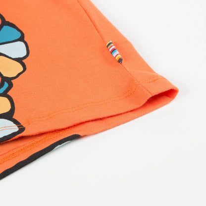 Baby Boys Orange "Robot“ Cotton T-shirt