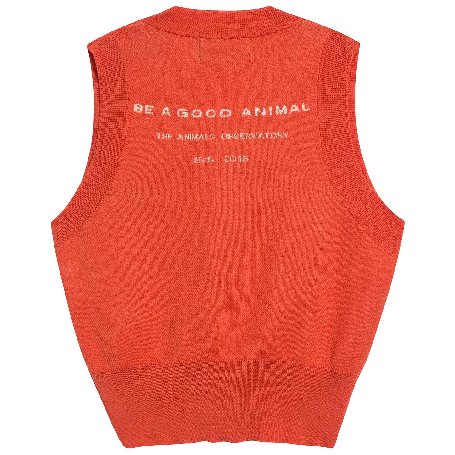 Girls Red Cotton Vest