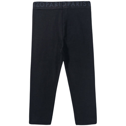 Girls  Black  Logo  Cotton Calecon