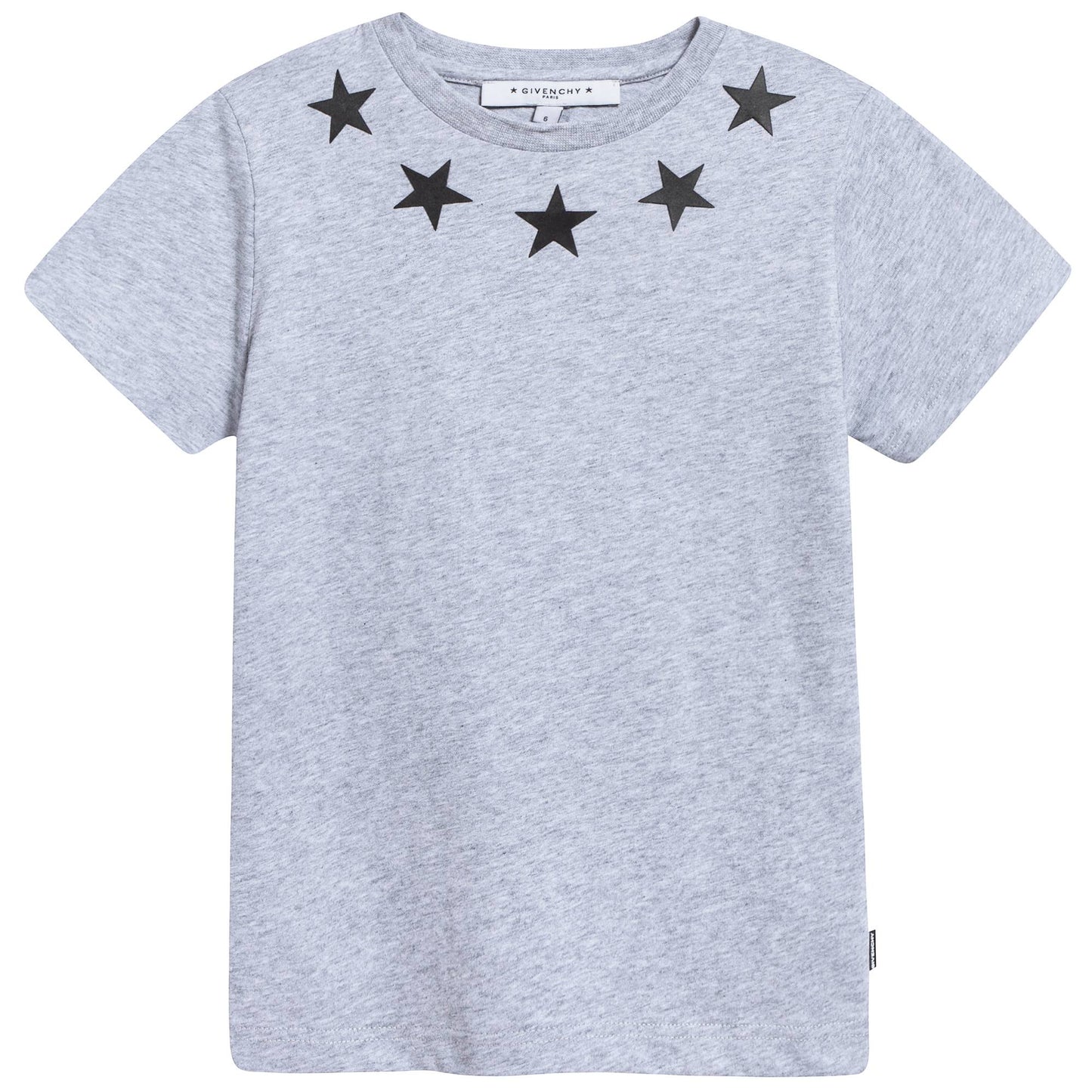 Boys Grey Cotton  "Star"  T-shirt