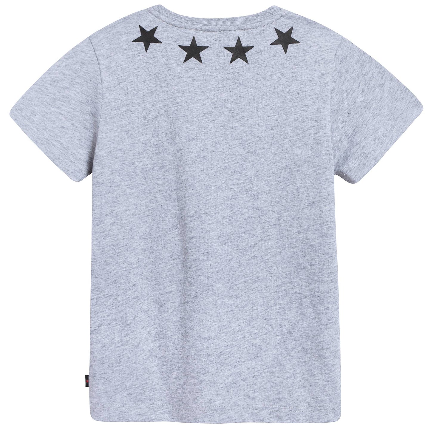 Boys Grey Cotton  "Star"  T-shirt