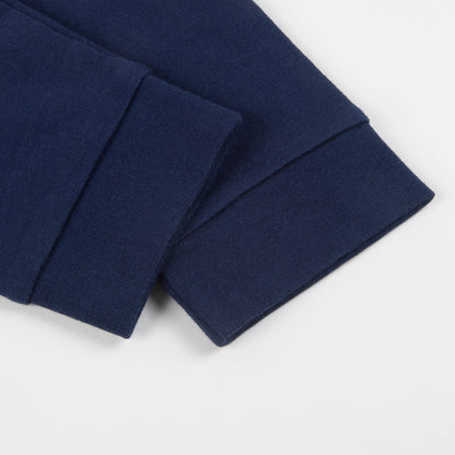 Baby Boys Navy Logo Cotton Trousers
