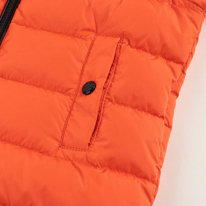 Baby Boys Bright Orange "LOURMARIN" Padded Down Coat
