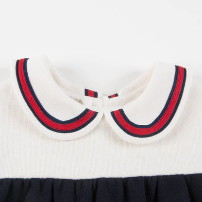Baby Girls Blue Jersey Dress