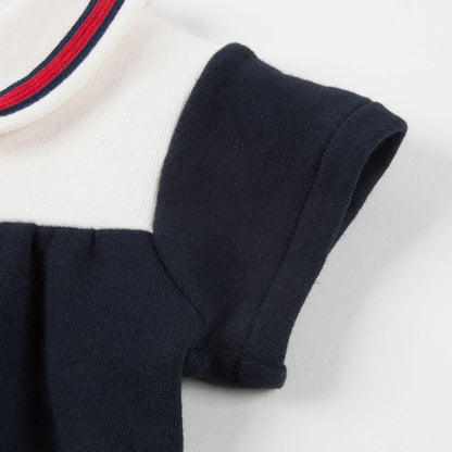 Baby Girls Blue Jersey Dress