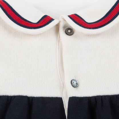 Baby Girls Blue Jersey Dress