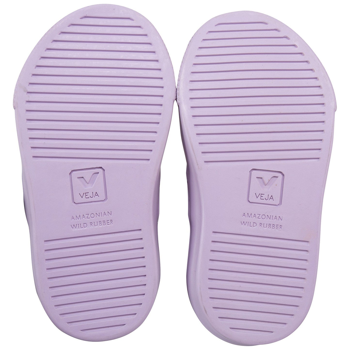 Girls Black Leather Velcro With Purple "V" Shoes