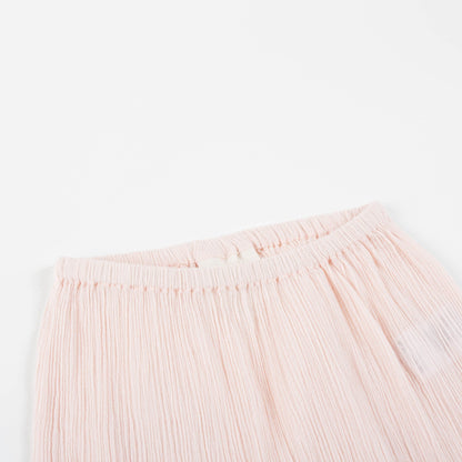 Baby Girls Light Pink "Cotton crepe" Trousers