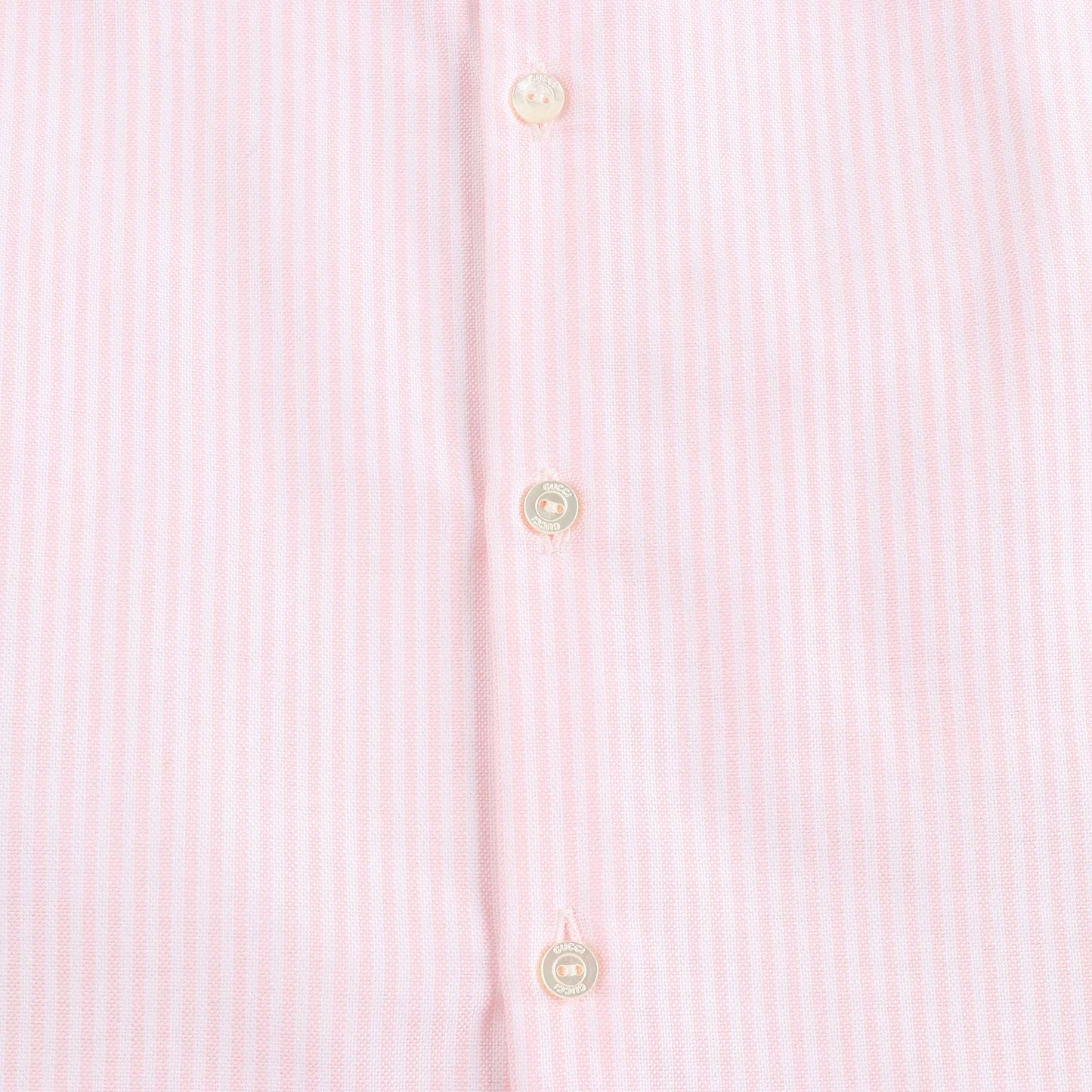 Baby Girls White & Light Pink Striped Dress