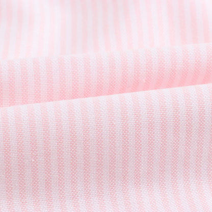 Baby Girls White & Light Pink Striped Dress