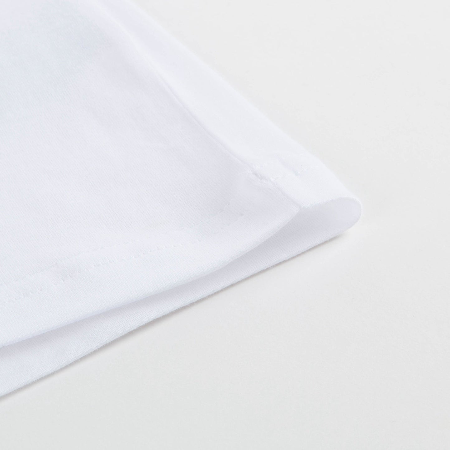 Girls Potical White Cotton T-shirt