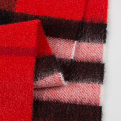 Girls Bright Orange Red Cashmere Scarves