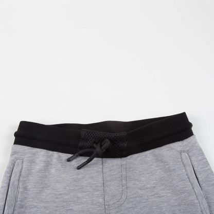 Boys Grey Cotton Shorts
