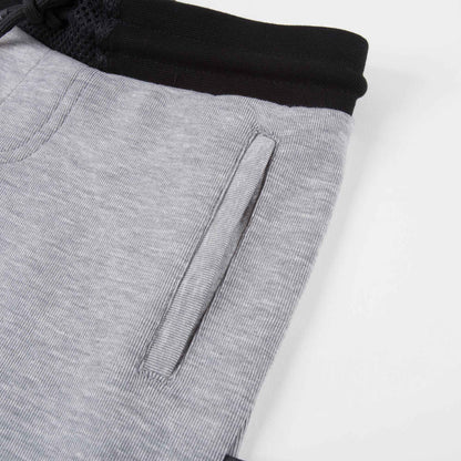 Boys Grey Cotton Shorts