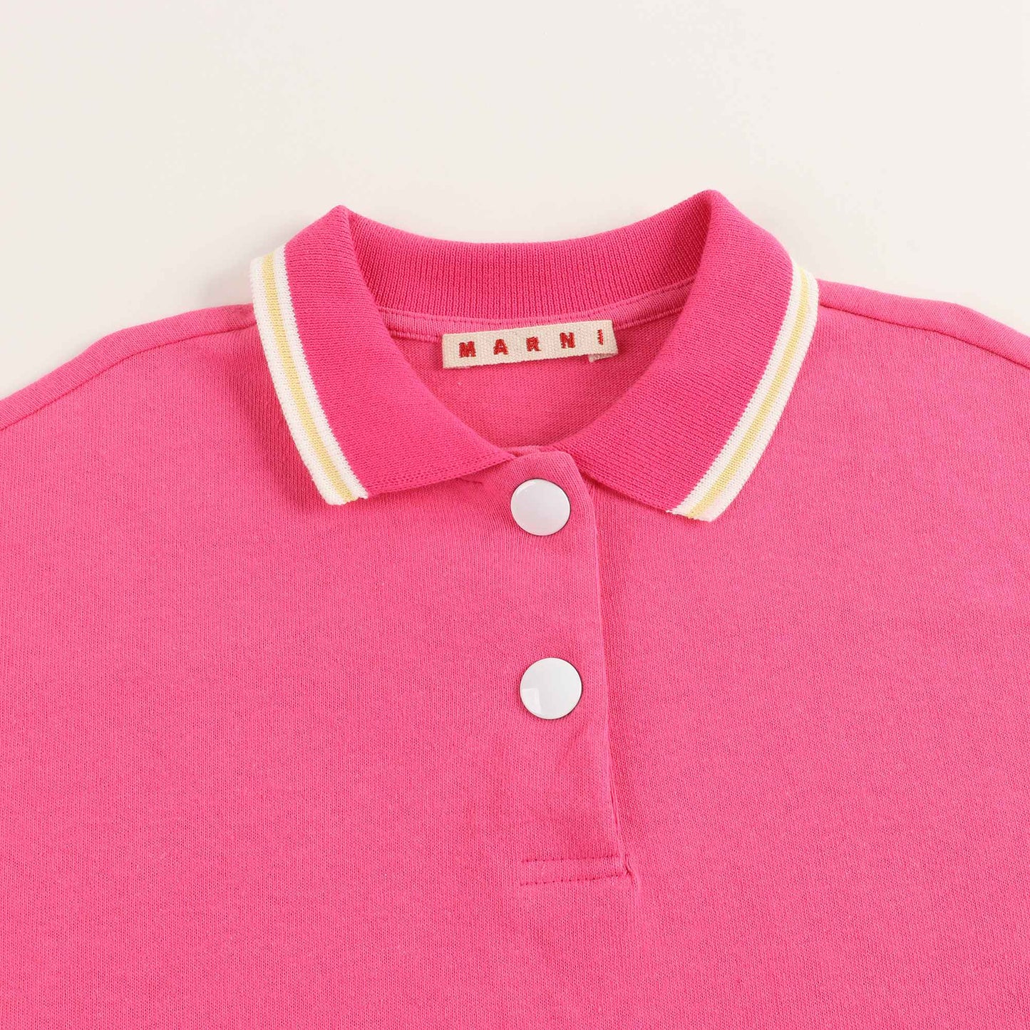 Girls Fuxia Cotton Dress