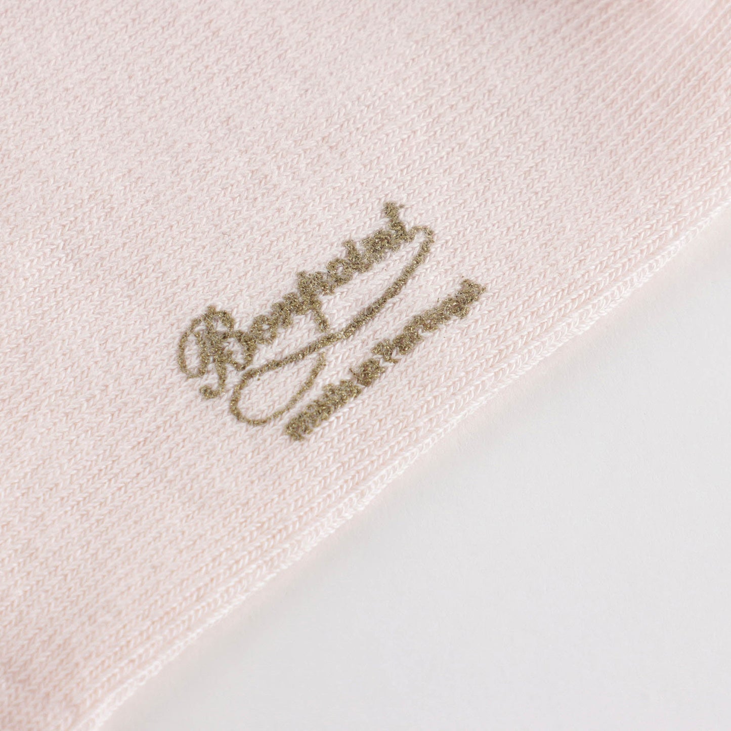 女童粉色棉袜