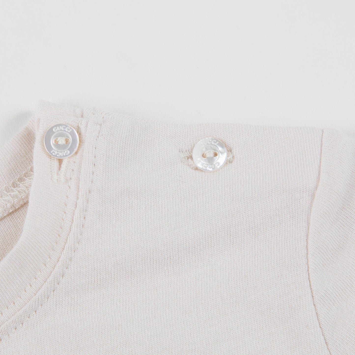 Baby Girls White Cat Cotton Babysuit