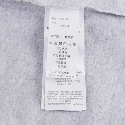 儿童灰色印花棉T恤